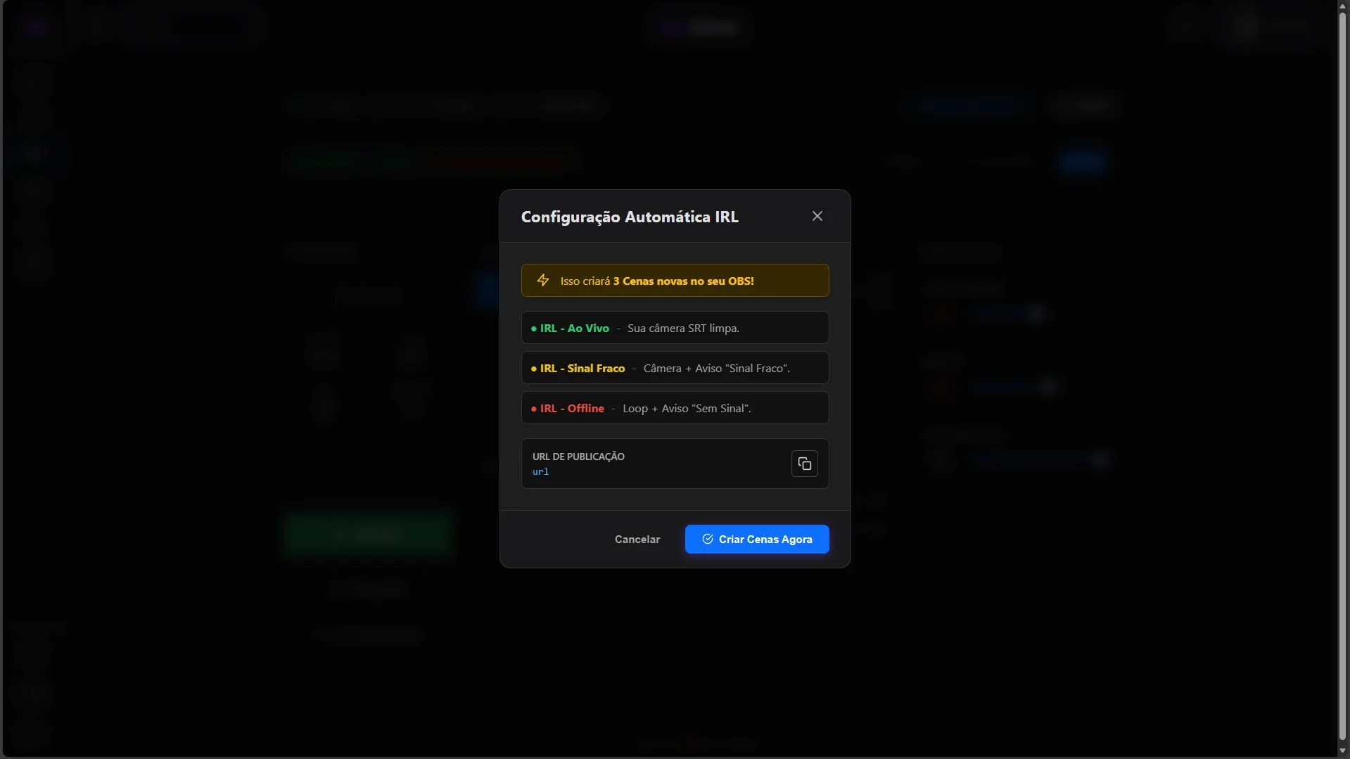 Configuração facilitada